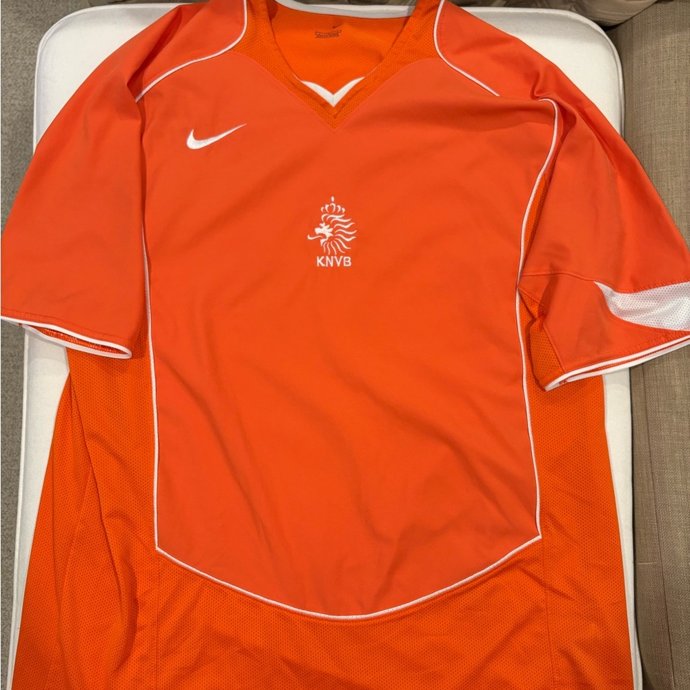 Netherlands Vintage Nike T90 2004 soccer jersey Size Men’s Large Holland RARE!